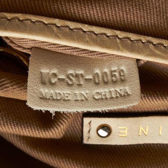 Celine Macadam Tote Handbag in Brown Canvas Leather Ladies - Picture 7 of 11